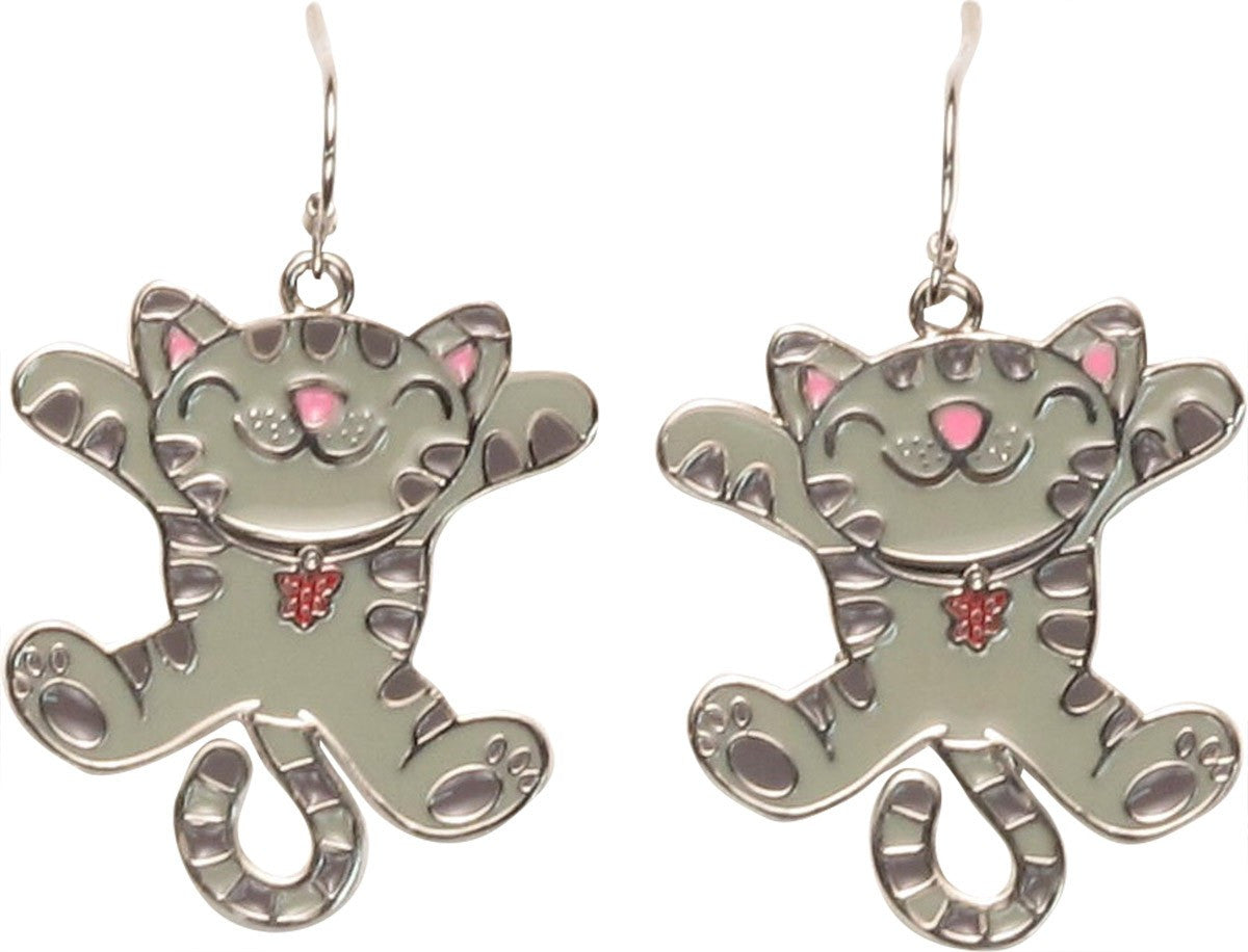 Big Bang Theory Soft Kitty Jumping Earrings