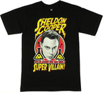 Big Bang Theory Super Villain Shaded T Shirt