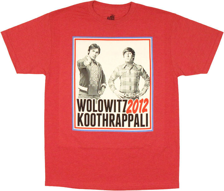 Big Bang Theory Wolowitz 2012 T Shirt
