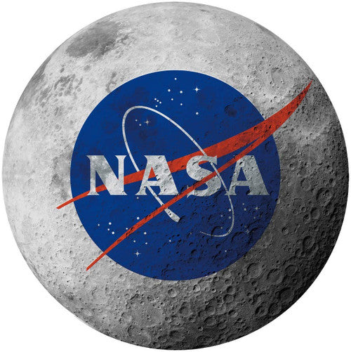 NASA Logo Moon Round Fleece Blanket