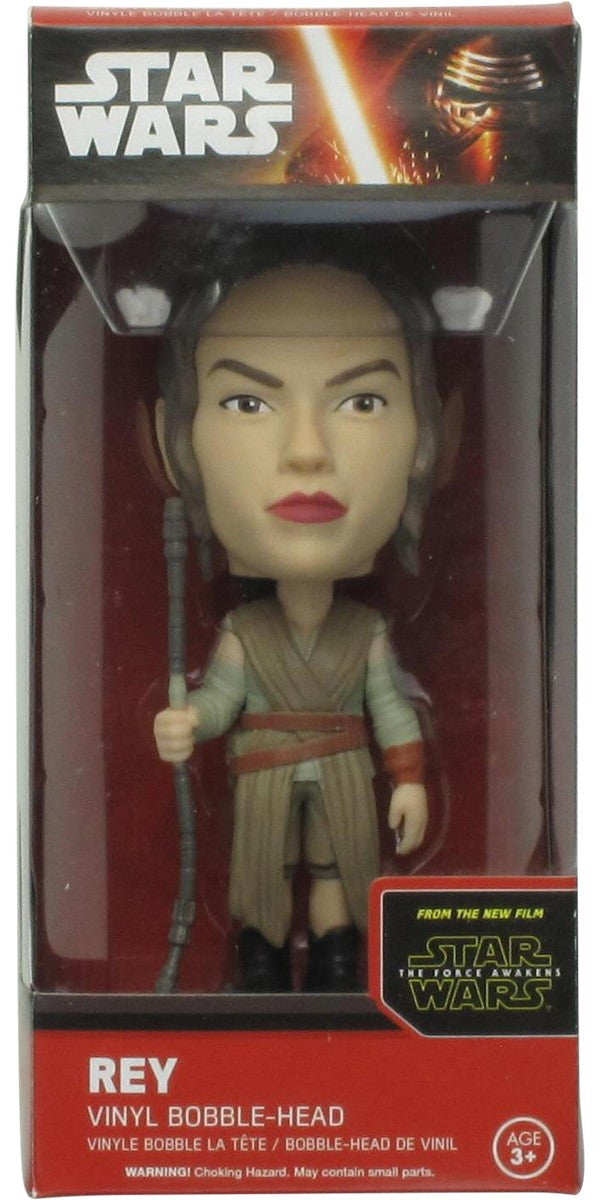 Star Wars Force Awakens Rey Vinyl Bobblehead