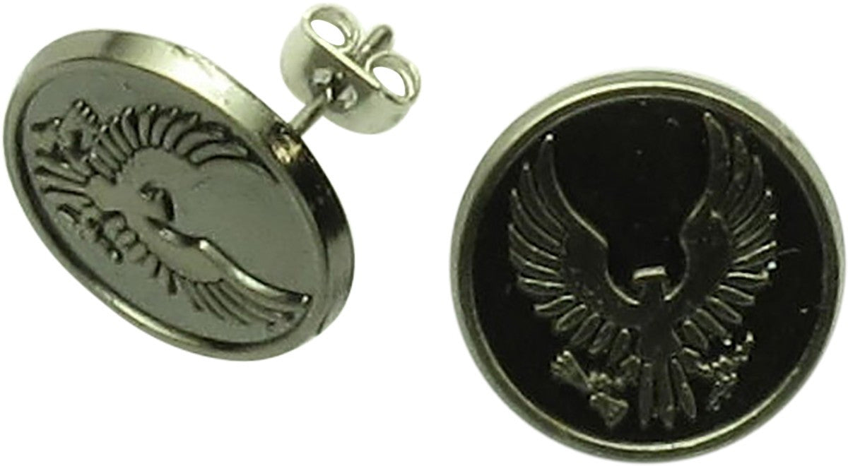 Halo UNSC Logo Round Stud Earrings