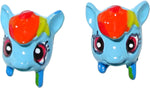 My Little Pony Rainbow Dash 3D Head Stud Earrings