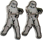 Star Wars Stormtrooper Firing Stance Stud Earrings