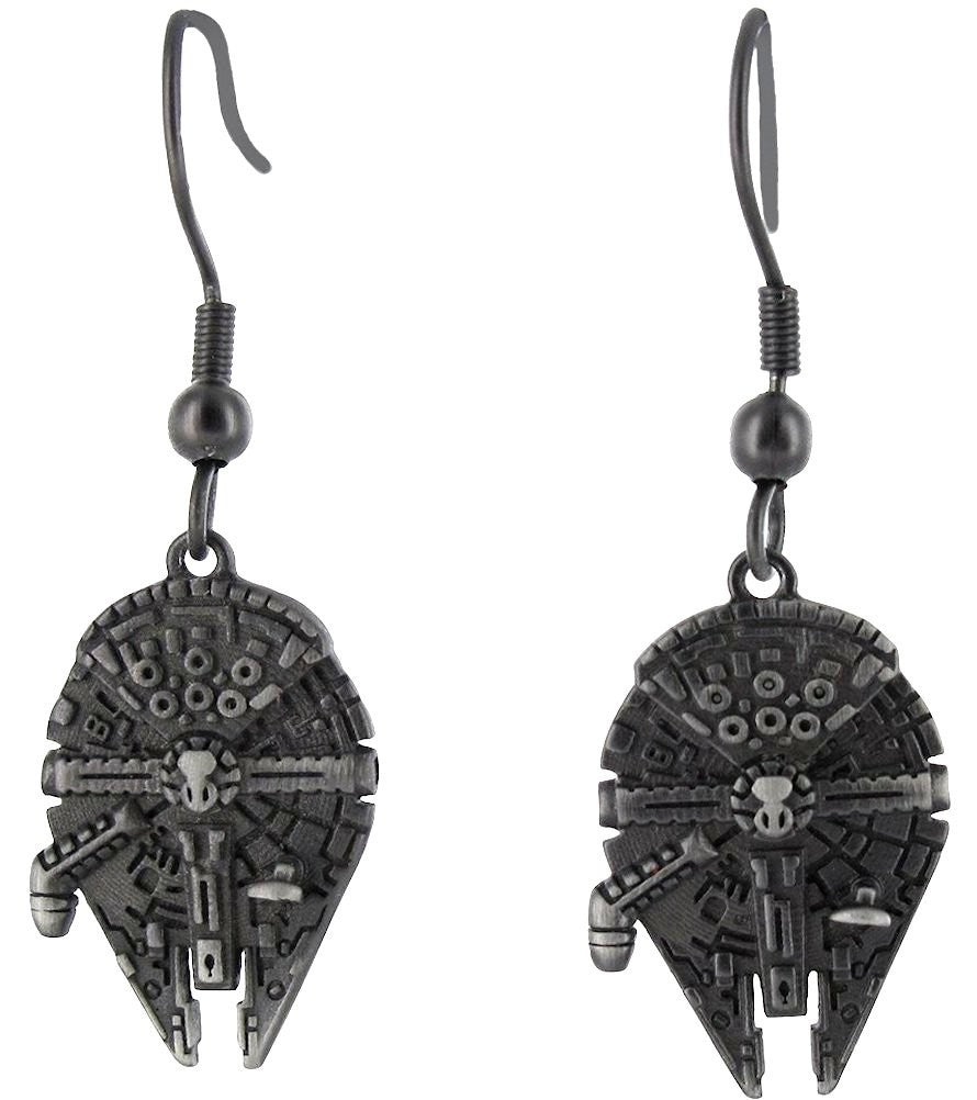 Star Wars 3D Millennium Falcon Dangle Earrings