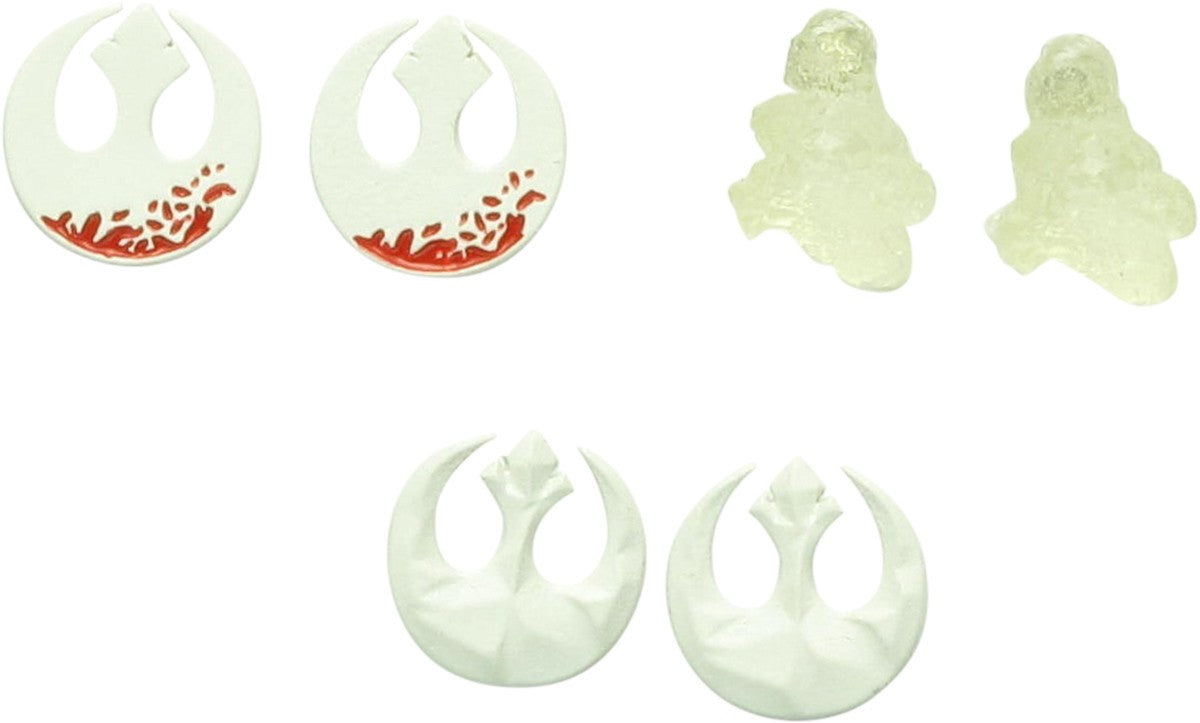 Star Wars Rebel Icons 3 Pair Earrings Set