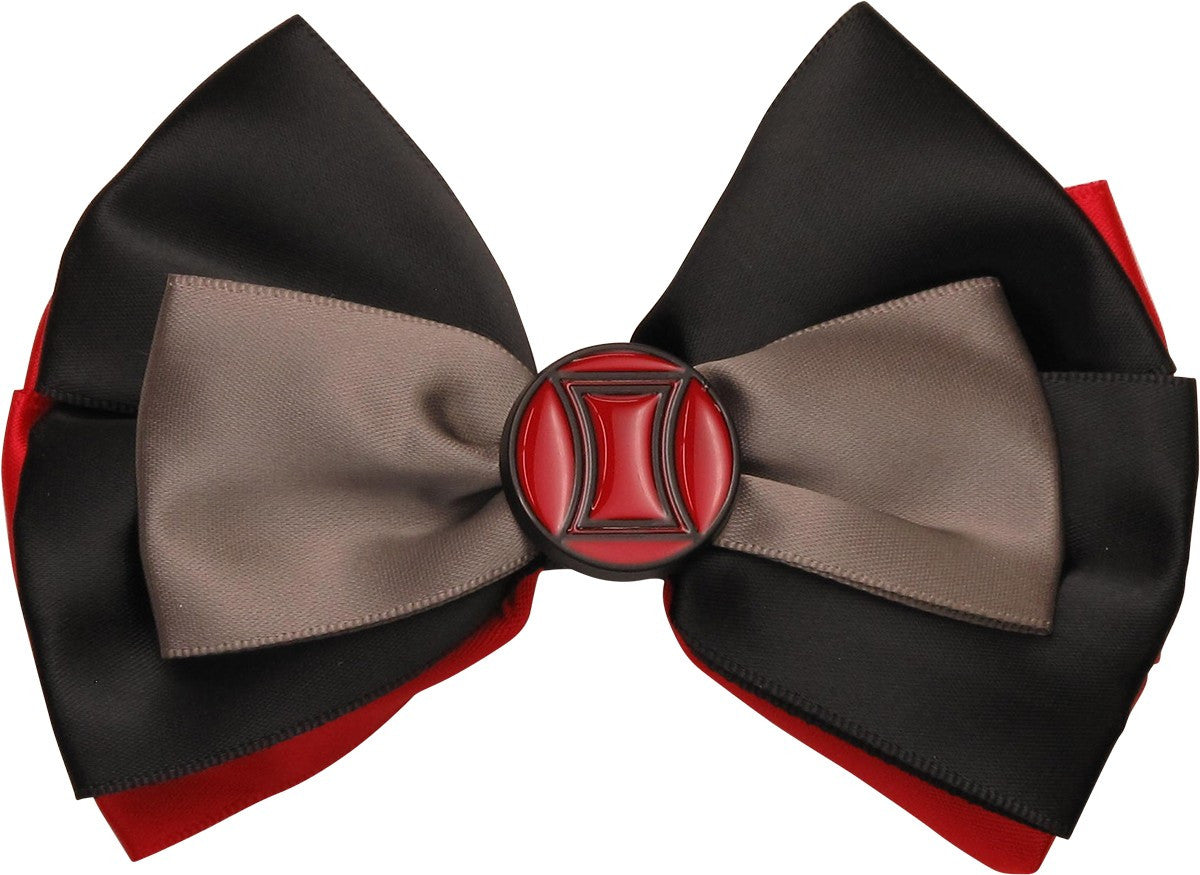Avengers Black Widow Logo Hair Bow