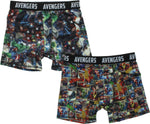 Avengers Movie Panels 2 Pack Boys Boxer Briefs