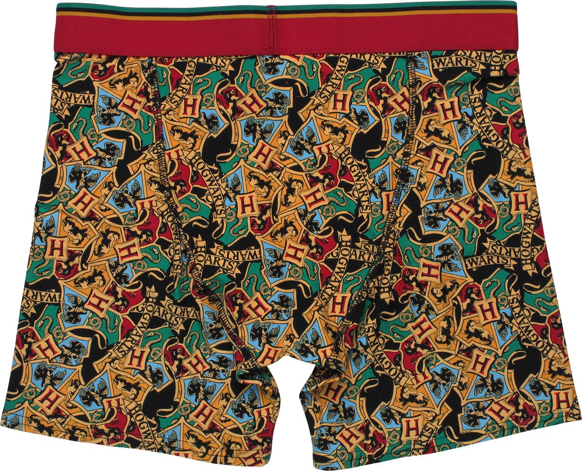 Harry Potter Hogwarts House Crests Boxer Briefs