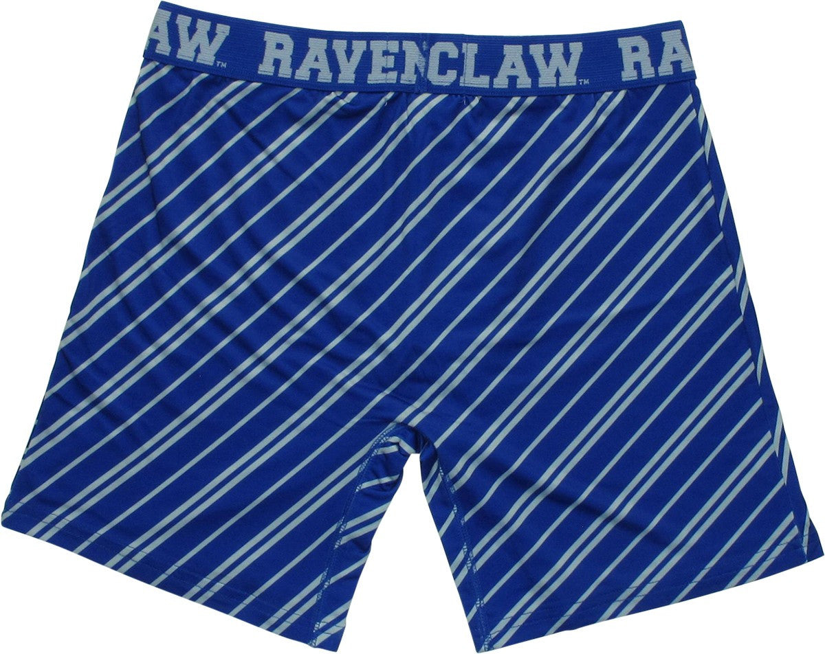 Harry Potter Ravenclaw Crest Striped Boxer Briefs