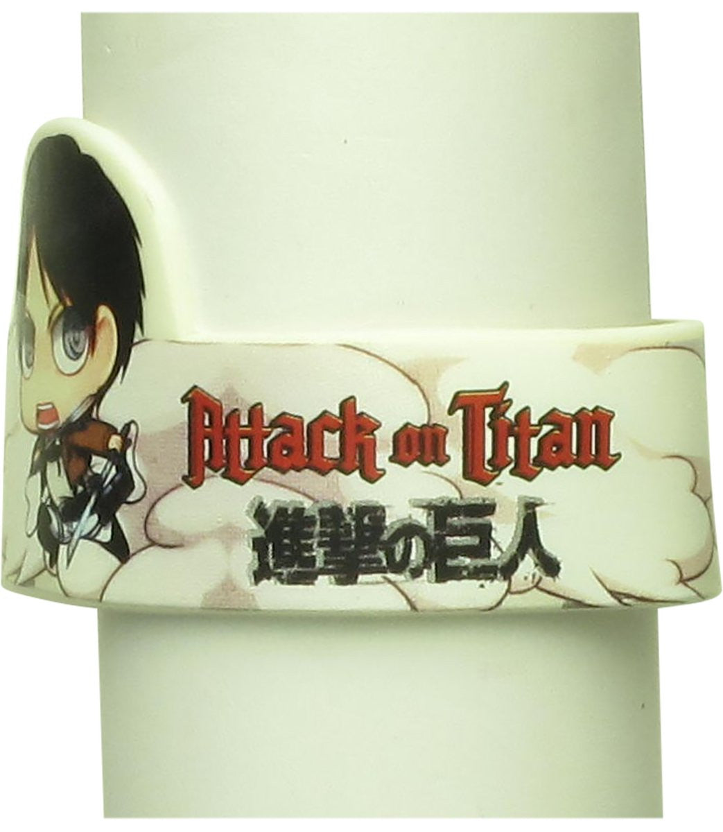 Attack on Titan Chibi Eren Rubber Bracelet