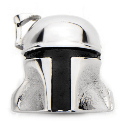 Star Wars Boba Fett Helmet SST Steel Bead Charm