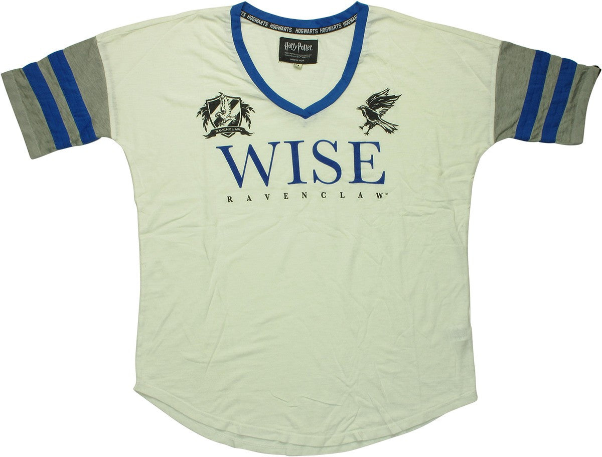 Harry Potter Ravenclaw Wise V Neck Juniors T-Shirt