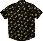 Batman Logos All Over Print Button Down Shirt