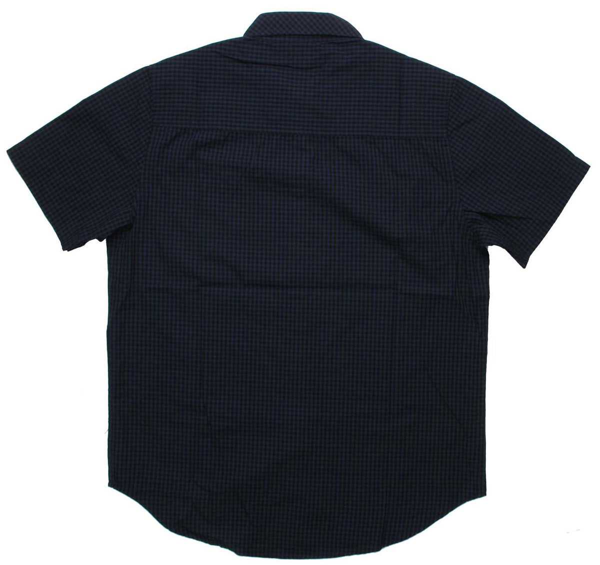 PlayStation Logo Navy Plaid Button Down Shirt
