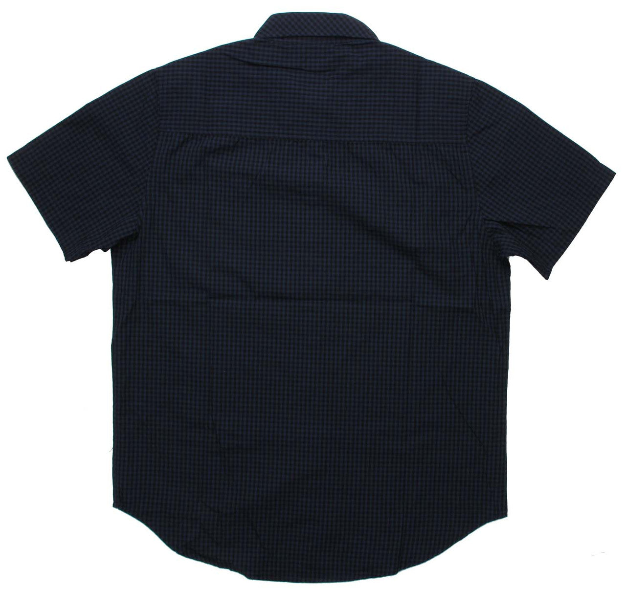 PlayStation Logo Navy Plaid Button Down Shirt