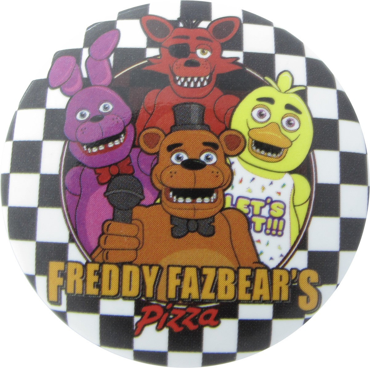 Five Nights at Freddy's Group Checkerboard Button