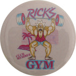Rick and Morty Ricks Gym Club Member Button