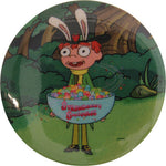 Rick and Morty Top Hat Jones Button