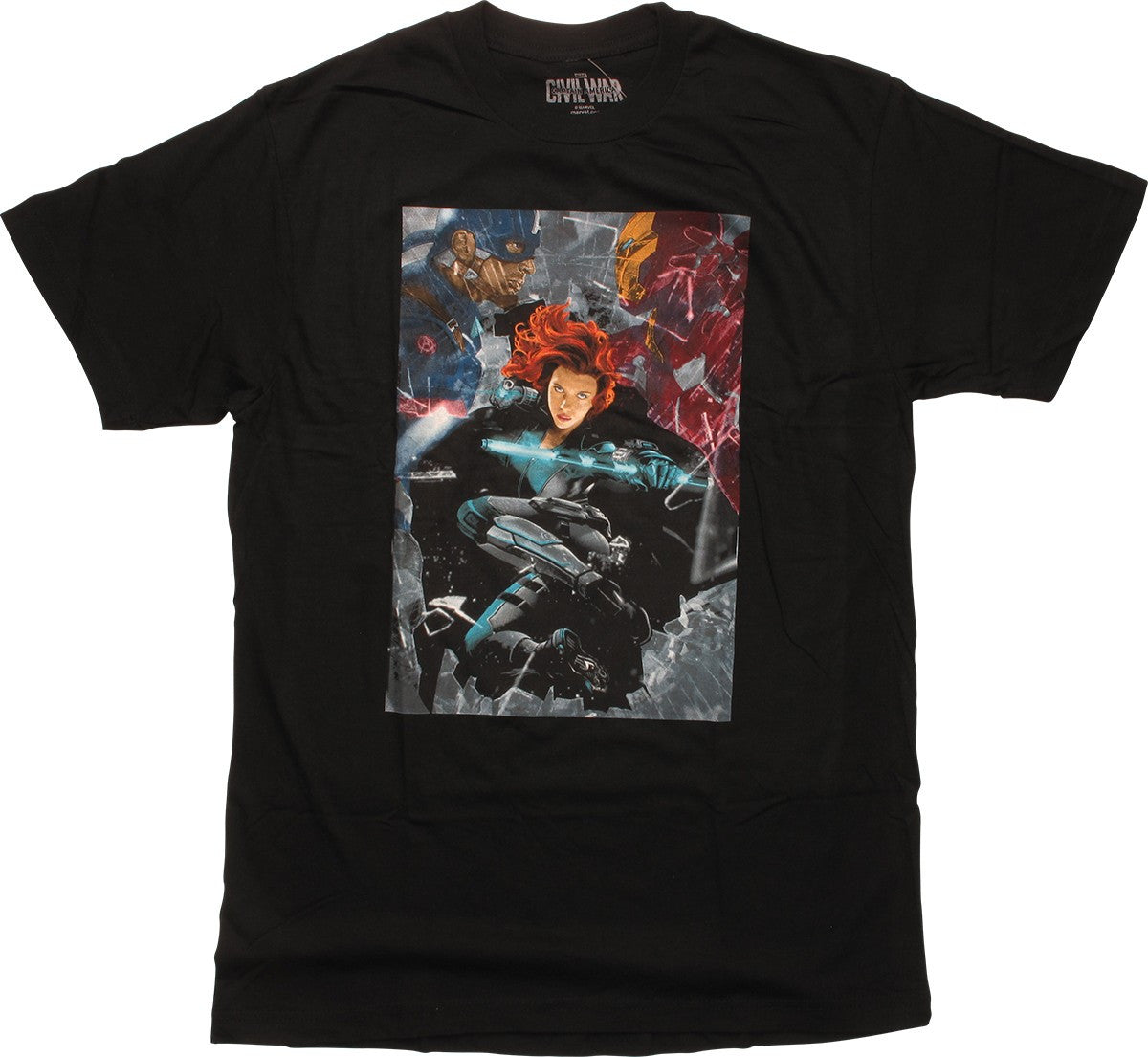 Captain America Civil War Face Off T-Shirt