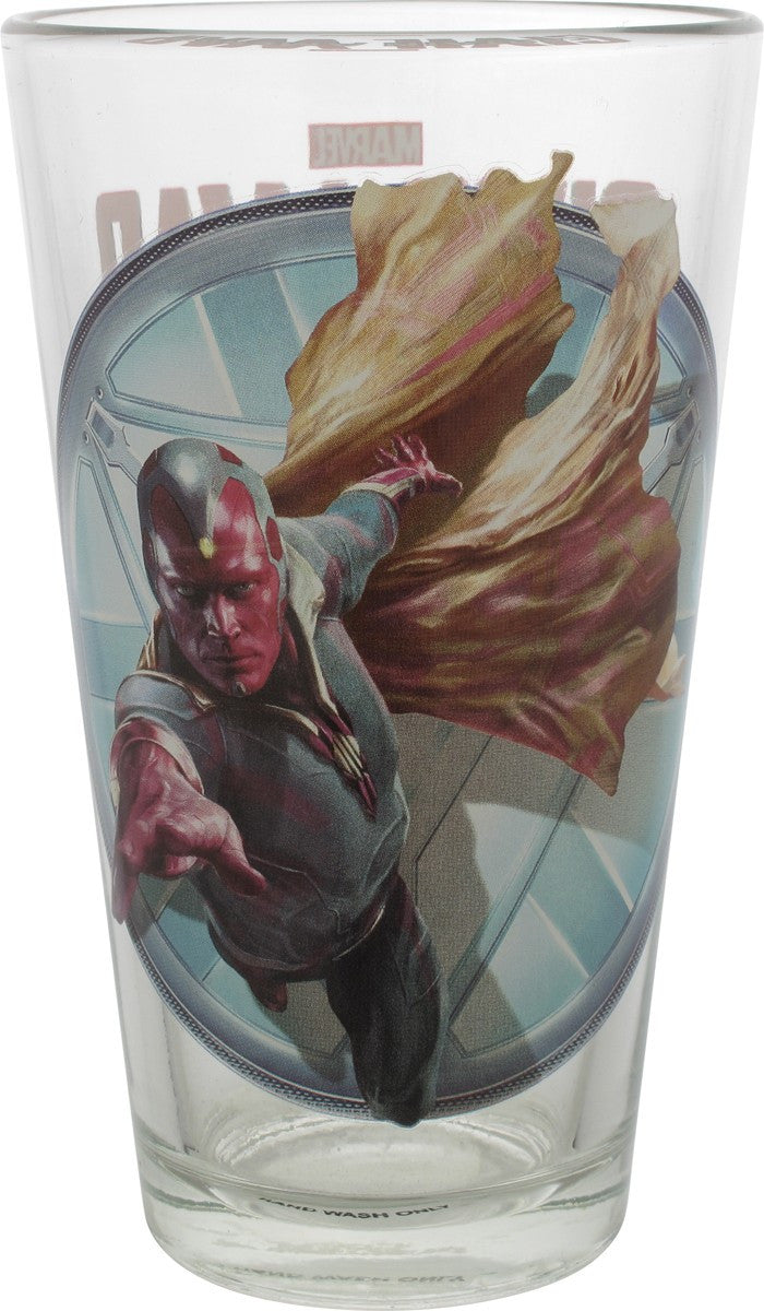 Captain America Civil War Vision Pint Glass