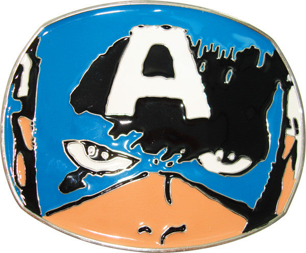 Captain America Face Belt Buckle