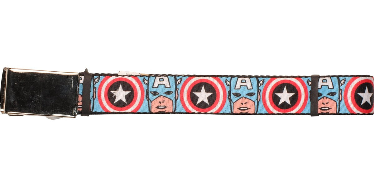 Captain America Face Mesh Belt