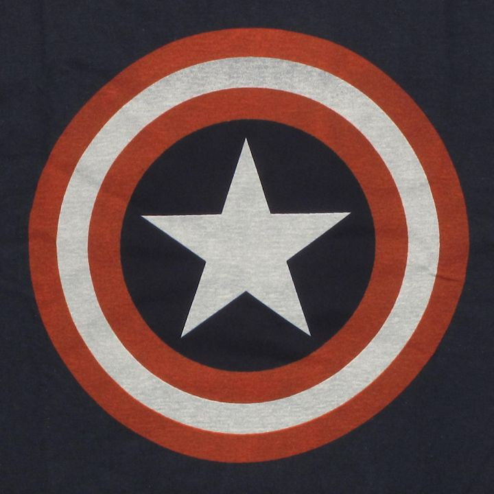 Captain America Faded Logo T Shirt