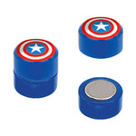 Captain America Faux Plug Magnetic Earrings
