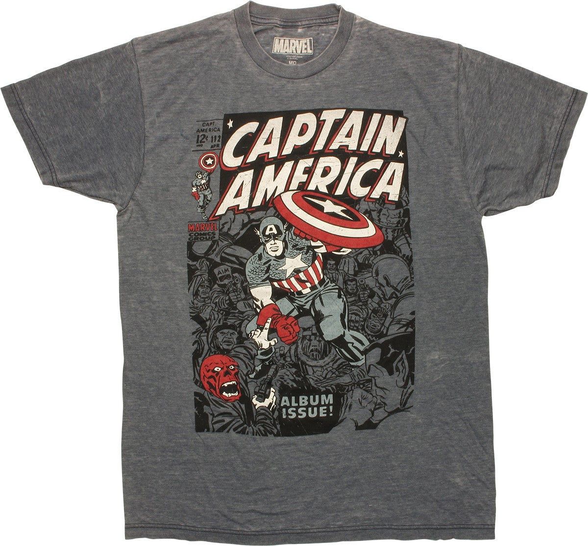 Captain America Featuring Red Skull Cover T-Shirt