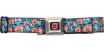 Captain America Head Collage Seatbelt Mesh Belt