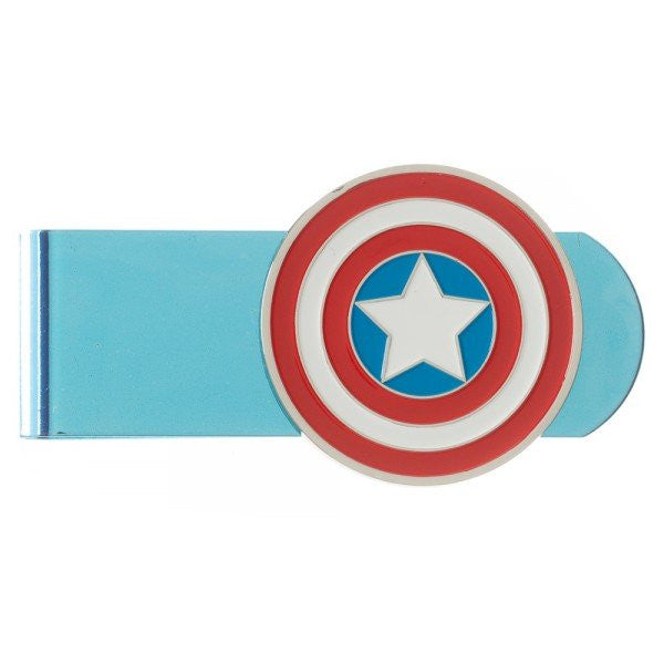 Captain America Logo Metal Money Clip