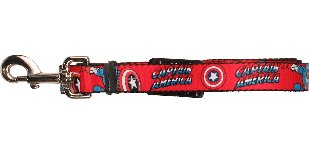 Captain America Name and Shield Pet Leash
