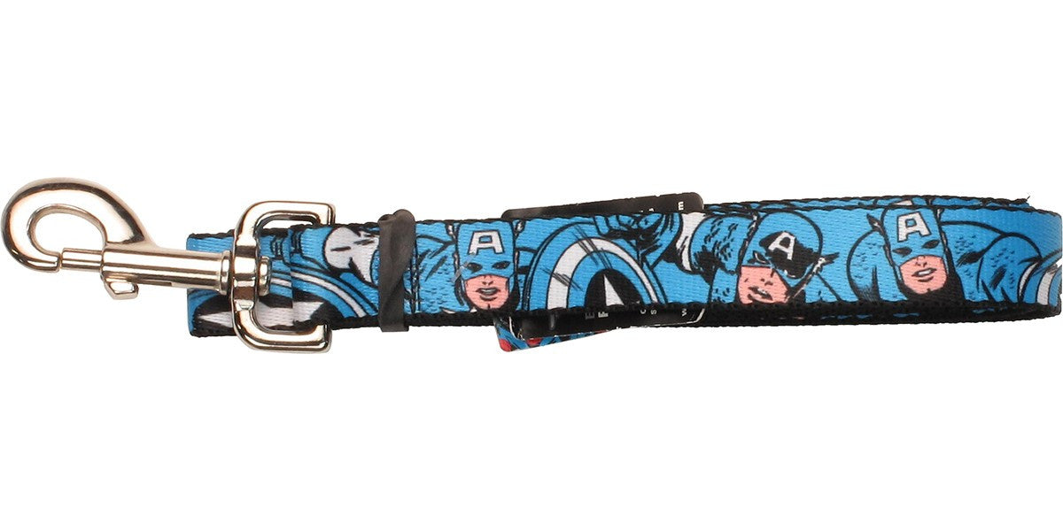 Captain America Poses Blue Pet Leash