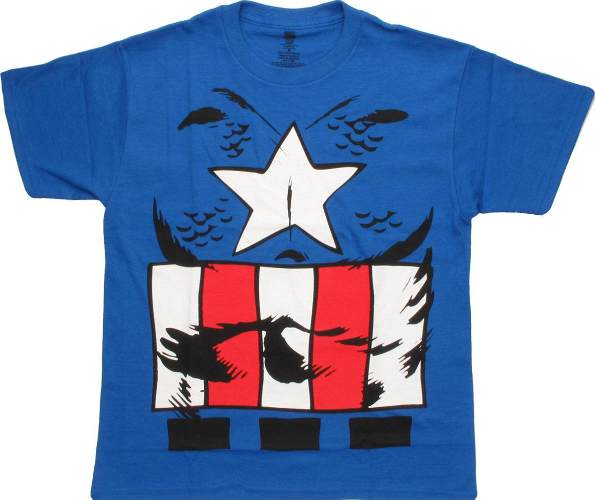 Captain America Suit Youth T Shirt