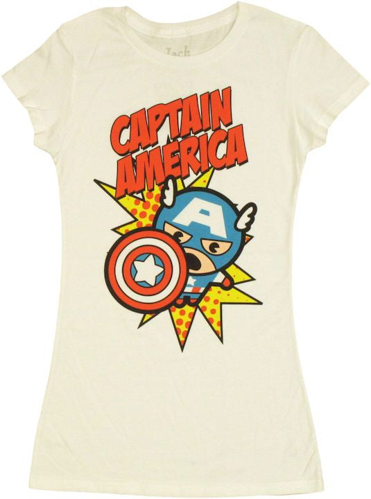 Captain America Toy Burst Baby Tee
