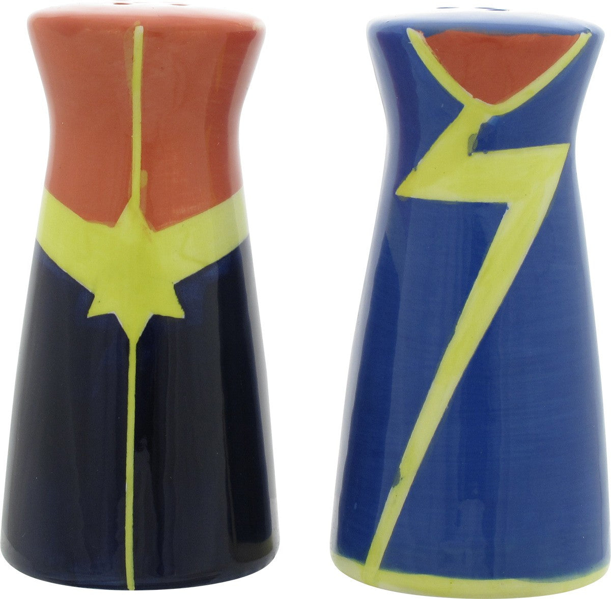 Captain Marvel And Ms. Marvel Duo Salt Shaker Set