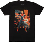 Captain Marvel Rise Womens Boyfriend T-Shirt