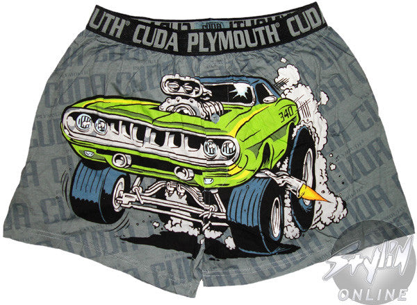 Car Plymouth Cuda Boxers
