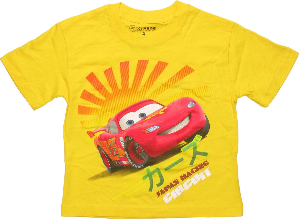 Cars Lightning Japan Racing Circuit Juvenile Shirt