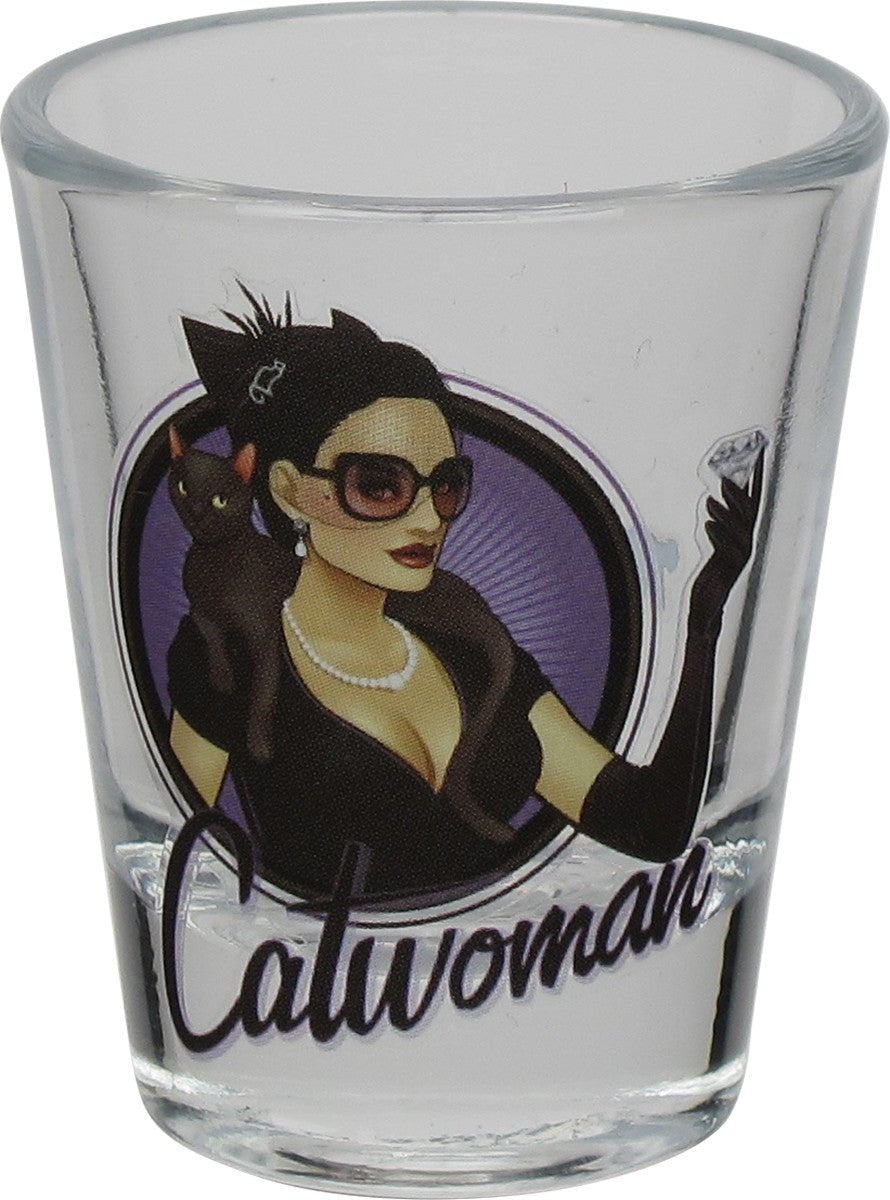 Catwoman Bombshell Mini Toon Tumbler Shot Glass
