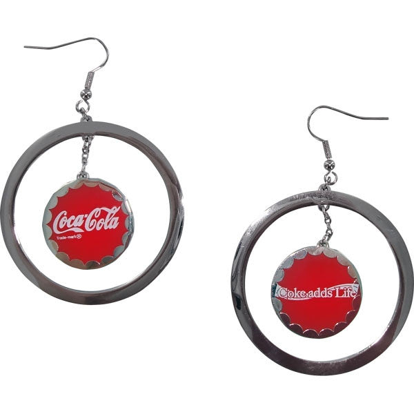 Coca-Cola Cap Earrings