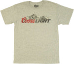 Coors Light Mountain T Shirt Sheer