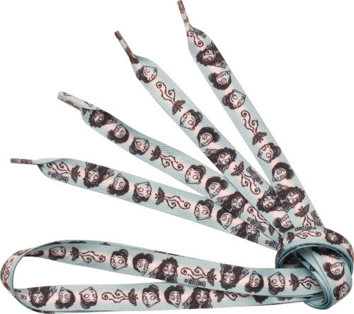 Corpse Bride Faces All Over Print Shoe Laces