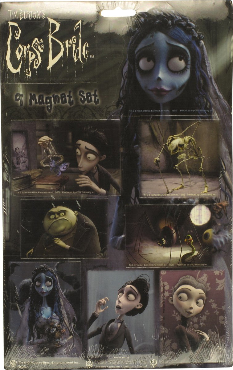 Corpse Bride with Spider Magnet Set