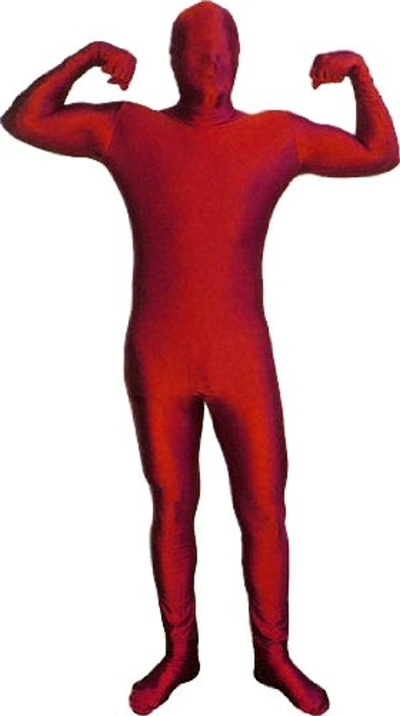 Full Body Maroon Spandex Suit