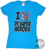 DC Comics Superheroes Love Baby Tee
