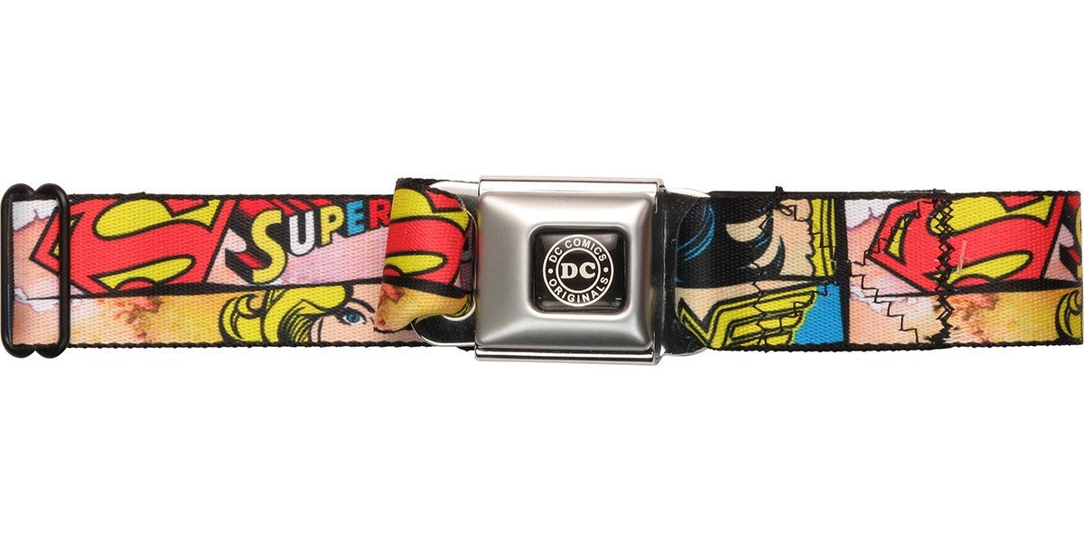 DC Comics Women Superheroines Seatbelt Belt