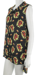 Deadpool Kawaii Taco Hi Lo Sleeveless Blouse