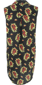 Deadpool Kawaii Taco Hi Lo Sleeveless Blouse